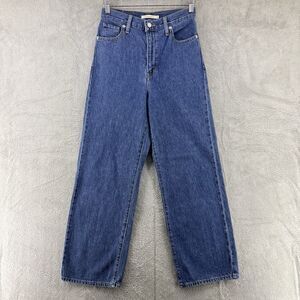 Levis Jeans Women 26 Blue Medium Wash High Waisted Straight Festival
